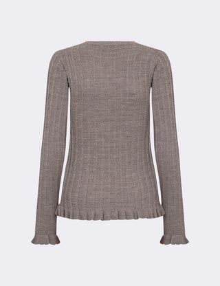 LR-ISMAILA 13 Pullover Lys brun