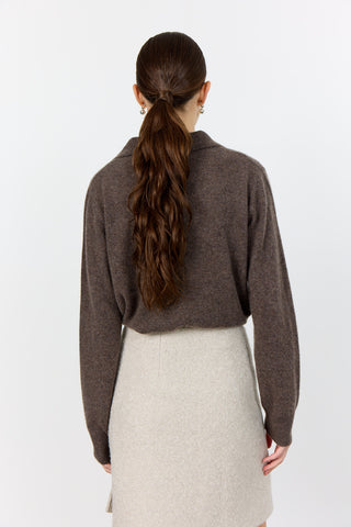 LR-ELOISE 5 Pullover Brun
