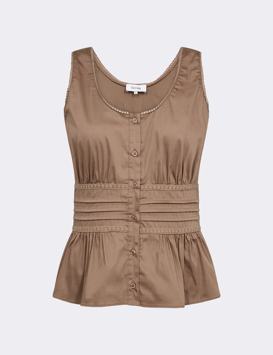 LR-ISLA SOLID 142 Top Brun