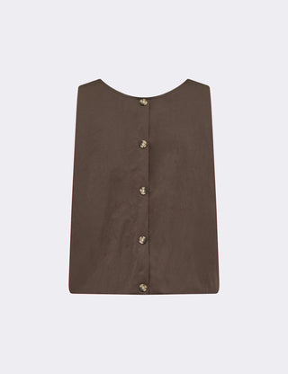 LR-LEA 1 Top Mørk brun