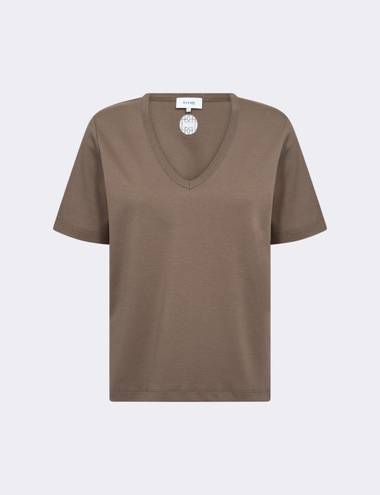 LR-PALOMA 2 T-shirt Mørk brun