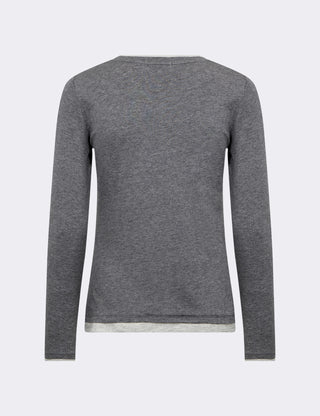 LR-JOSEPHINE 5 T-shirt Mørk grå