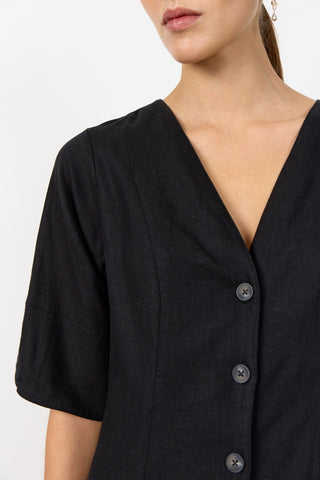 LR-NAJA 52 Kjole Sort