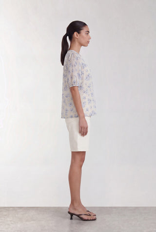 LR-RAVINA 2 Bluse Lys sand