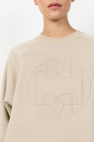 LR-NUKA 11 Sweatshirt Lys sand