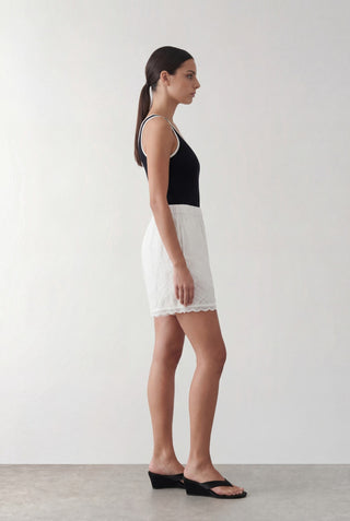 LR-ROW 3 Shorts Off white