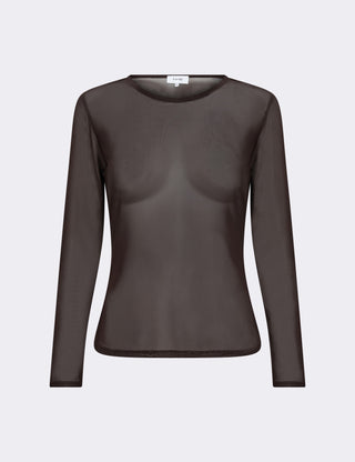 LR-TELA 1 T-shirt Mørk brun