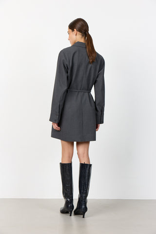 LR-PRESLEY 3 Kjole Mørk grå