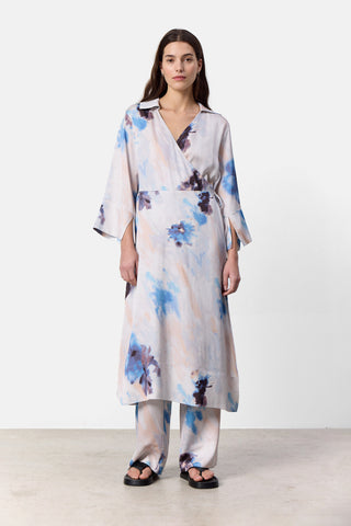 LR-HELGA 3 Kjole Blå