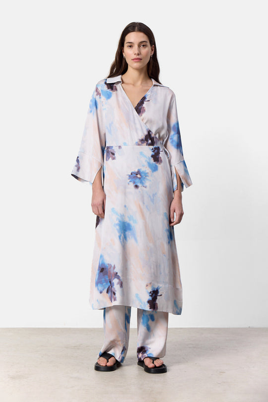 LR-HELGA 3 Kjole Blå