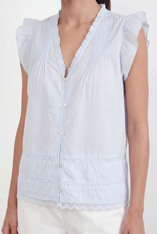 LR-ROSY 2 Bluse Lyseblå