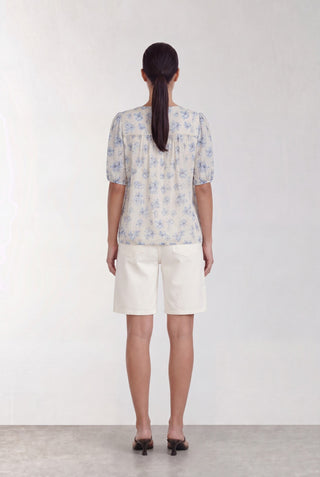 LR-RAVINA 2 Bluse Lys sand