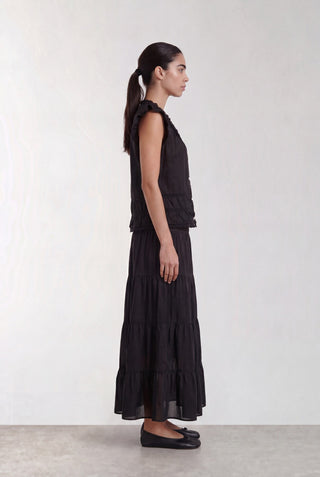 LR-ROSY 2 Bluse Sort