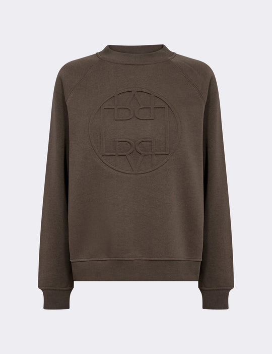 LR-NUKA 11 Sweatshirt Mørk brun