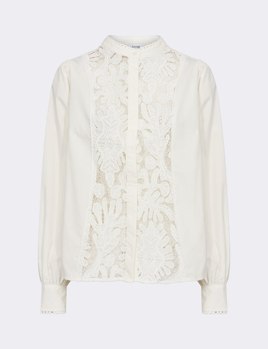 LR-KAMILLA 2 Skjorte Off white