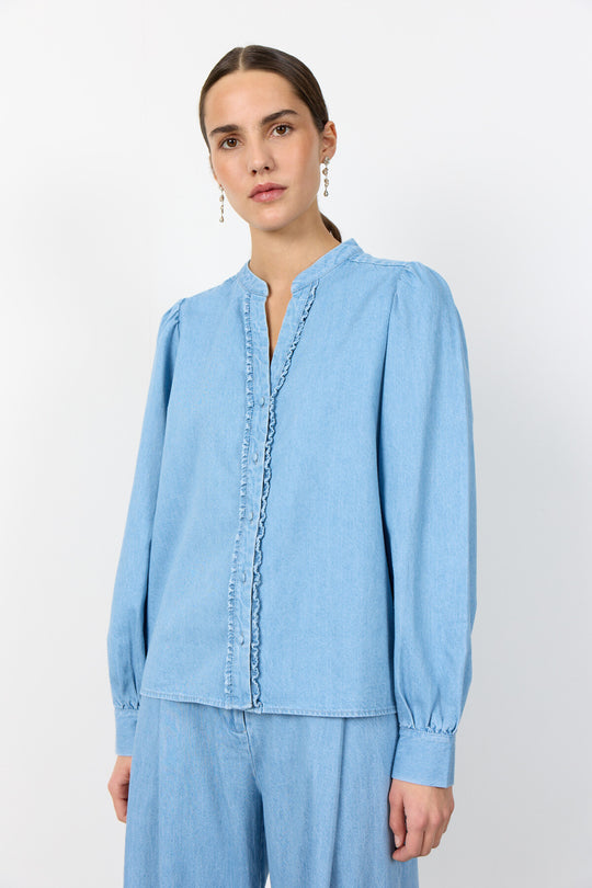 LR-PIETTA 2 Skjorte Blå