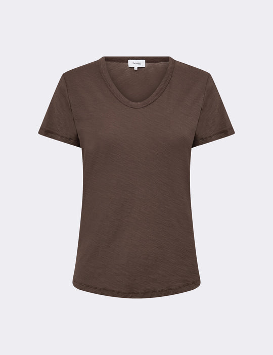 LR-ANY 2 T-shirt Mørk brun