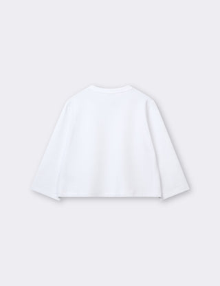 BL-ALONA ART 2 Sweatshirt Hvid