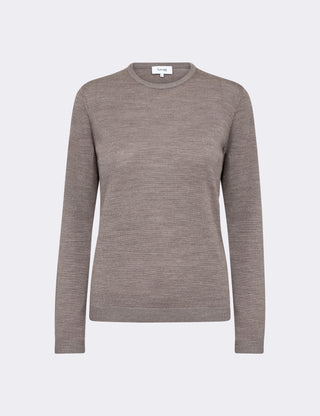 LR-ISMAILA 2 Pullover Lys brun