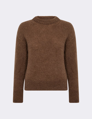 LR-NOREEN 1 Pullover Brun