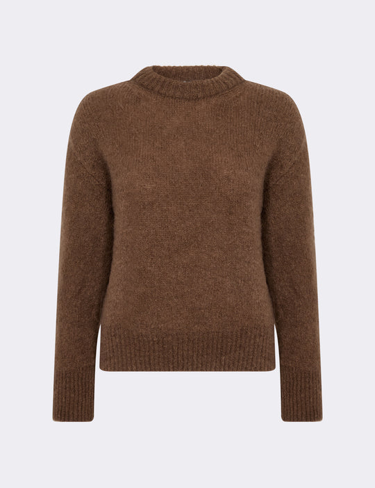 LR-NOREEN 1 Pullover Brun