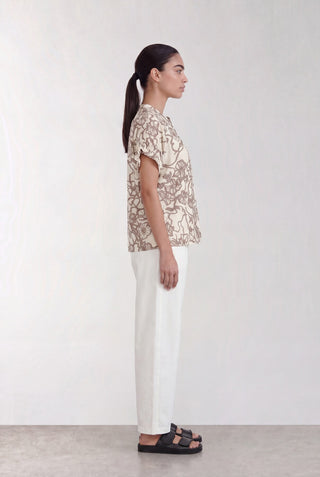 LR-RYA 1 Bluse Lys sand