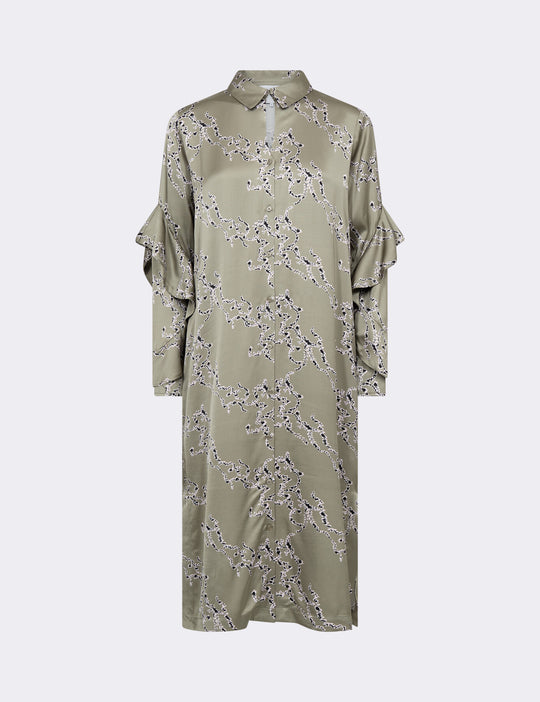 LR-KENNEDY 1 Kjole Grøn