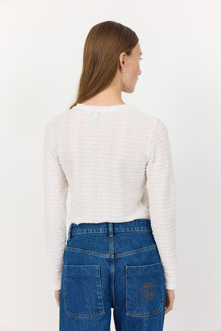 LR-KALLE 1 Bluse Off white