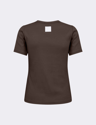 LR-NUMBIA 5 T-shirt Mørk brun