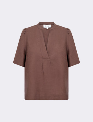LR-NAJA 32 Bluse Brun