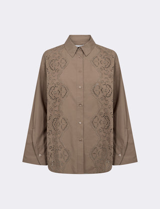 LR-ROSE 2 Skjorte Brun