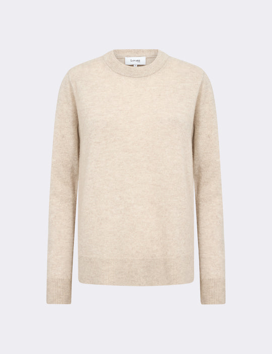 LR-ELOISE 2 Pullover Lys sand