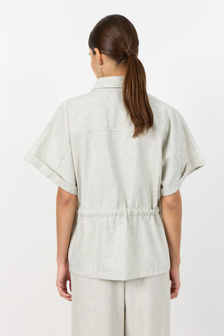 LR-PORTER 2 Bluse Lys grå