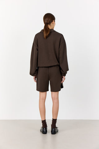 LR-EZRA 9 Sweatshirt Mørk brun