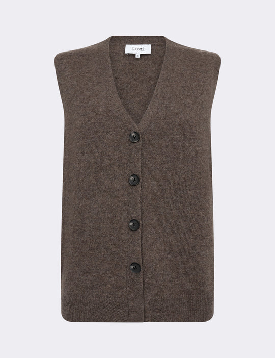 LR-ELOISE 10 Vest Brun