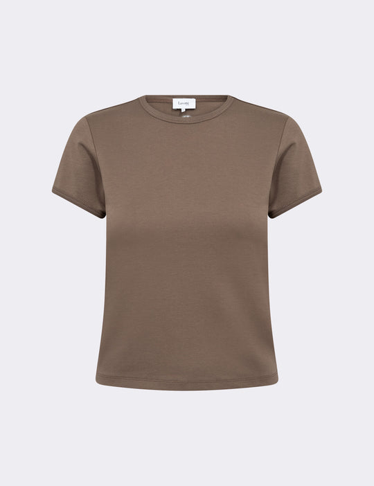 LR-PALOMA 6 T-shirt Mørk brun