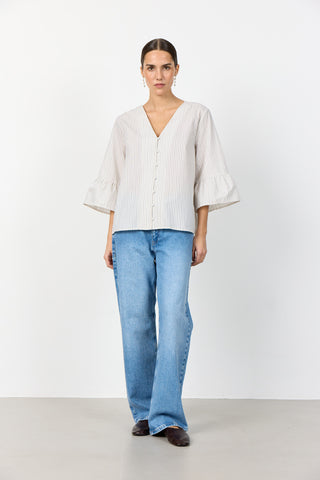 LR-PERRIN 2 Bluse Off white
