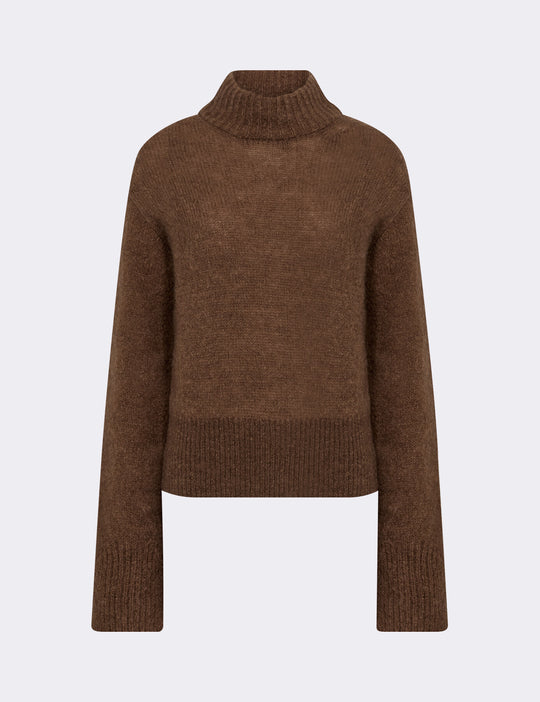 LR-NOREEN 12 Pullover Brun