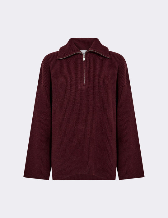 LR-PERLE 10 Pullover Bordeaux