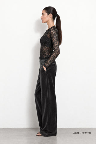 LR-URINA 1 Bluse Sort