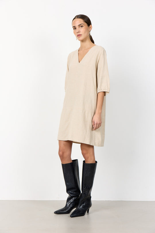 LR-NAJA 56 Kjole Lys sand