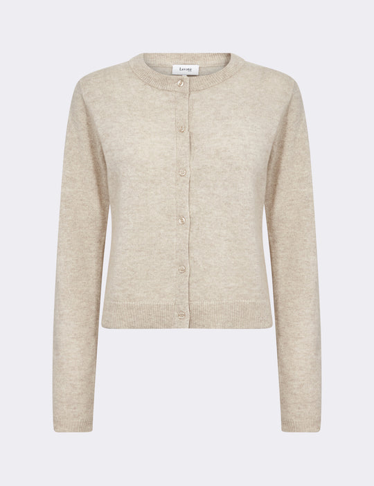 LR-ELOISE 15 Cardigan Lys sand