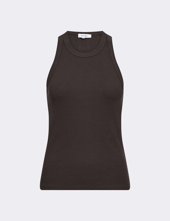 LR-NUMBIA 1 Top Mørk brun