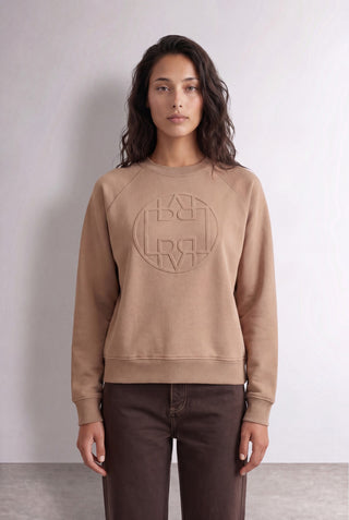 LR-NUKA 11 Sweatshirt Lys brun
