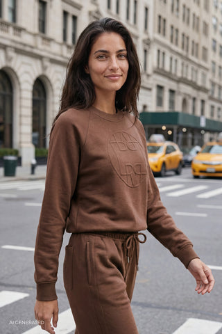 LR-NUKA 11 Sweatshirt Brun