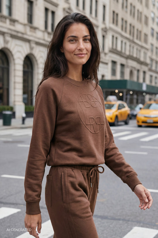 LR-NUKA 11 Sweatshirt Brun
