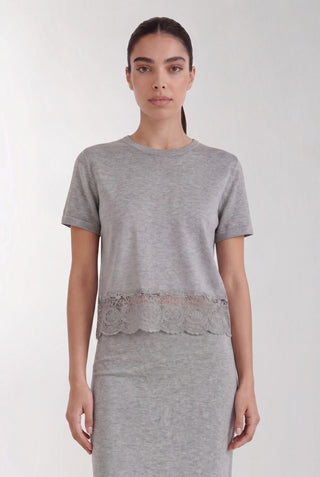 LR-RIA 1 T-shirt Lys grå