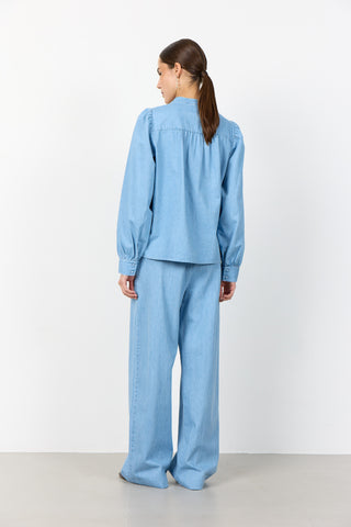 LR-PIETTA 2 Skjorte Blå