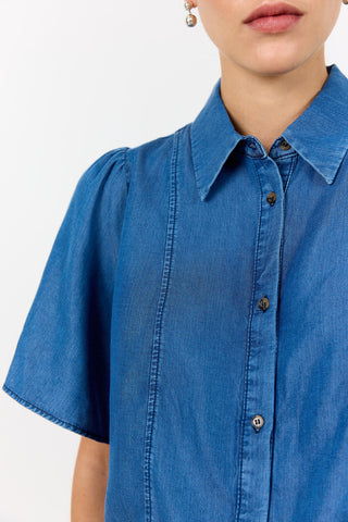 LR-HENRI 6 Skjorte Lyseblå