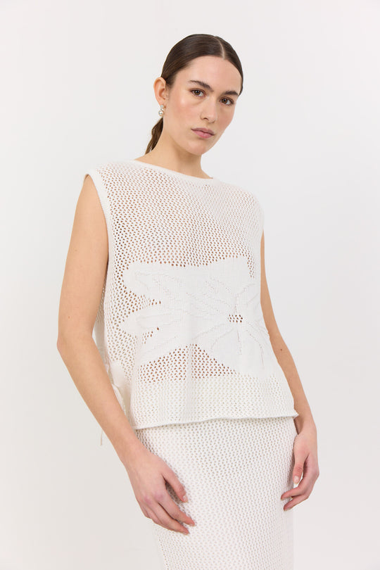 LR-LIAN 3 Bluse Off white